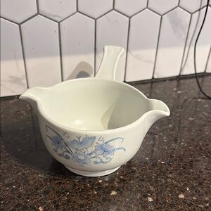 Royal Doulton Lambeth Stoneware Inspiration Pattern Gravy Boat